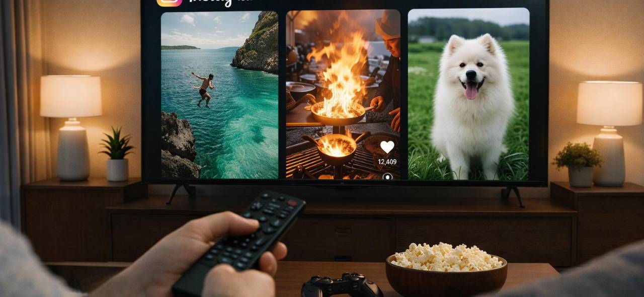 Instagram en pantalla grande: cuando las redes llegan al living de casa