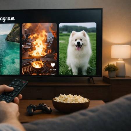 Instagram en pantalla grande: cuando las redes llegan al living de casa